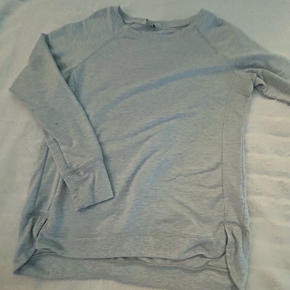 Light Gray Long Sleeve Top